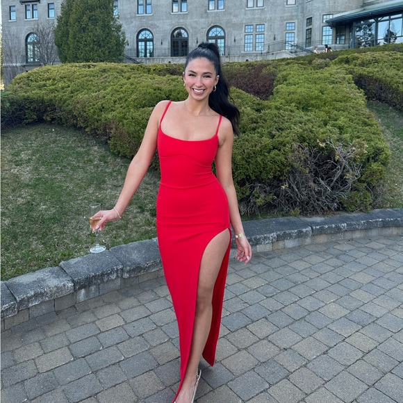 Baby boo maxi red dress - Picture 1 of 5